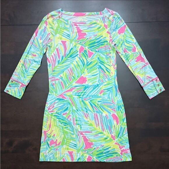 Lilly Pulitzer UPF Sophie Dress Tropical Storm XXS - Picture 5 of 16
